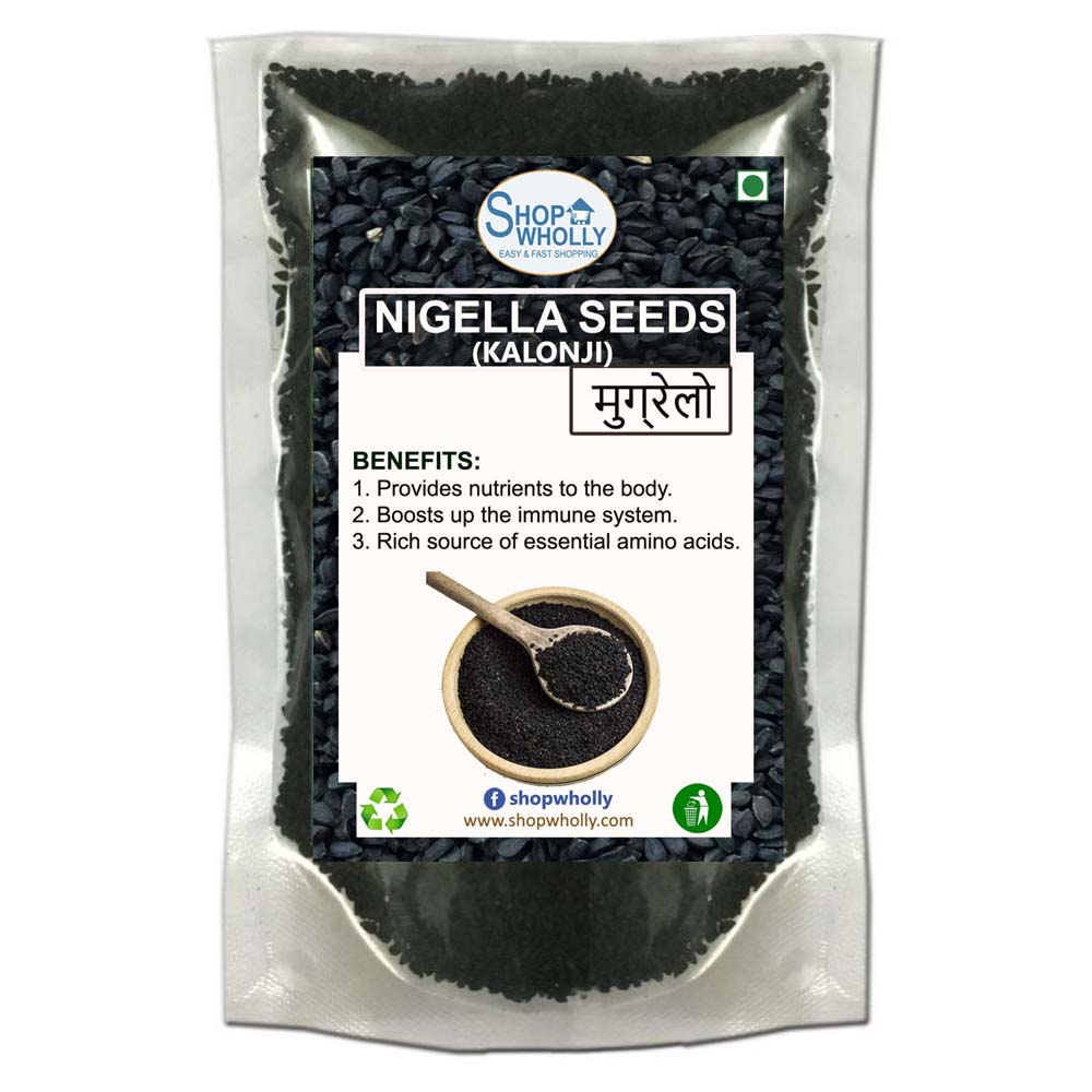 Kartik Export Kalonji Seeds, Nigella Seeds, Black Cumin Seeds, 1Kg